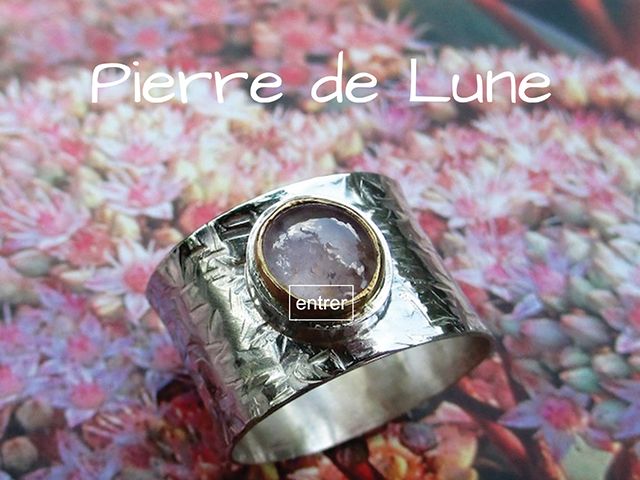 site internet Atelier Pierre de Lune (bijoux)