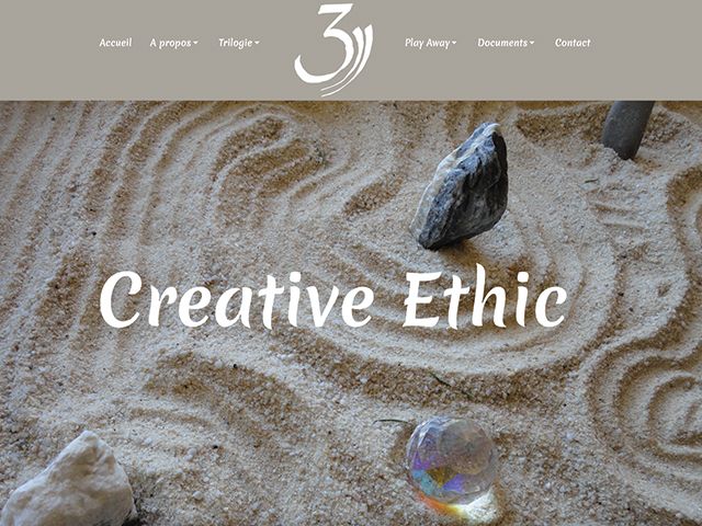 site web CRÉATIVE ÉTHIC